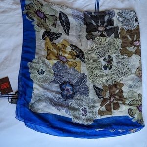 Etro Floral 100% Silk Scarf